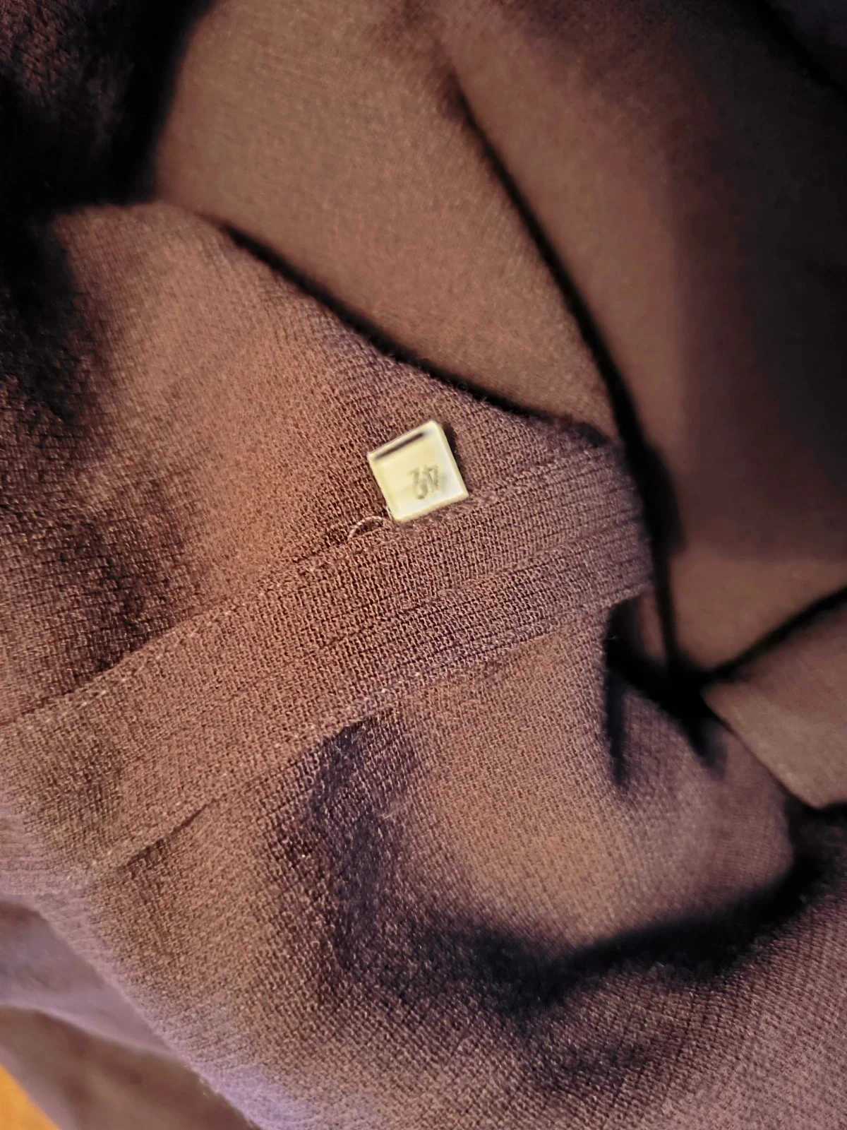 Blazer léger vintage marron taille 42 – photo 4